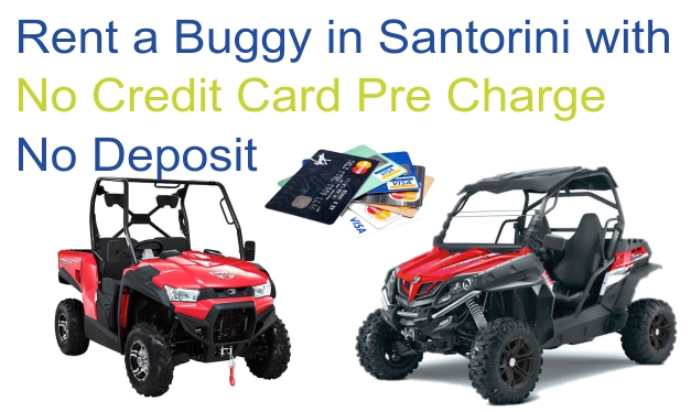 Rent a buggy in Santorini